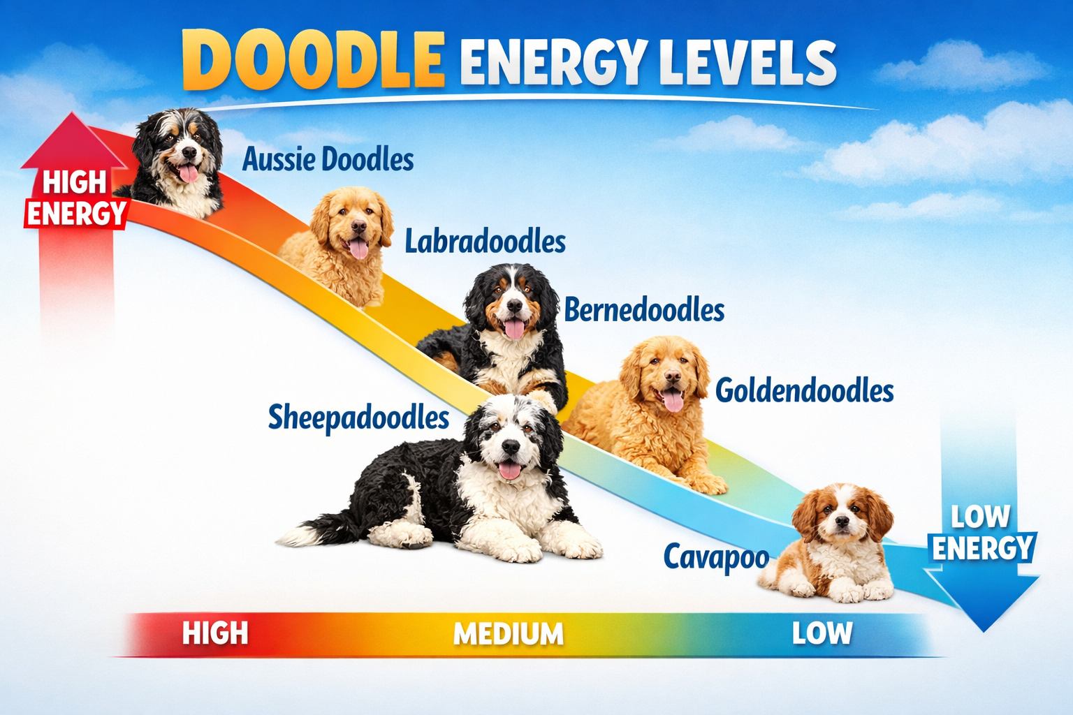 mini goldendoodle size comparison full grown